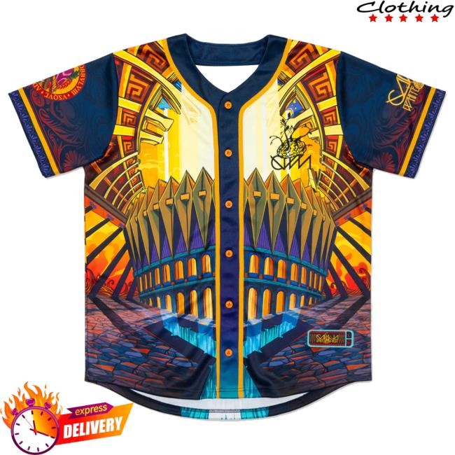 Electric Family Merch Ganja White Night Wobble Coliseum Iii Baseball Jersey Tee Shirt
