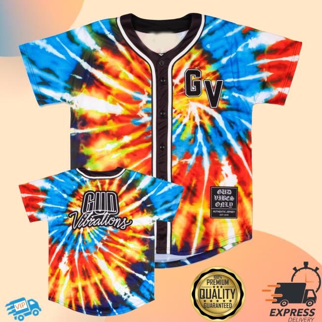 Slander Merch Shop Store Official Gud Vibrations Tie-Dye Jersey T Shirts