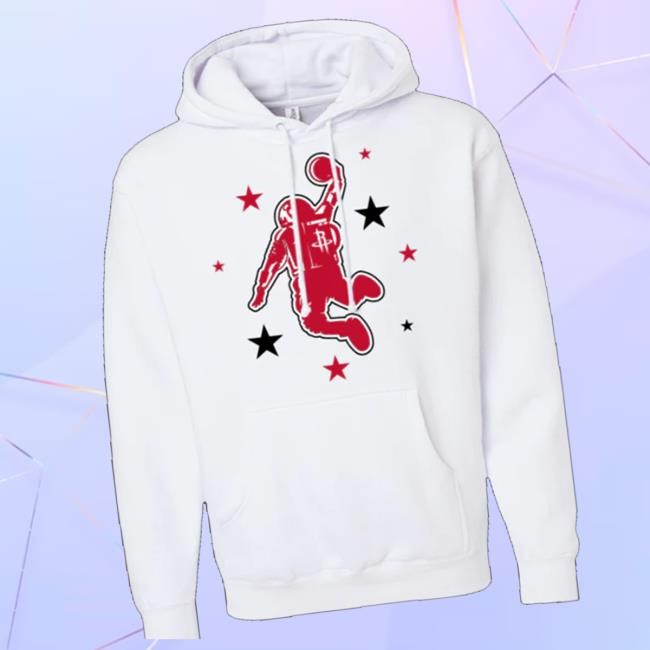Trending Rocketsshop Merch Men's Houston Rockets Something Inked Dunkstronaut Funny Shirt