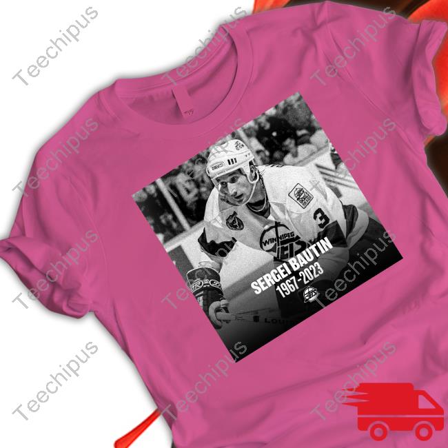 The Winnipeg Jets Hockey Club Sergei Bautin 1967-2023 Tee Nhljets