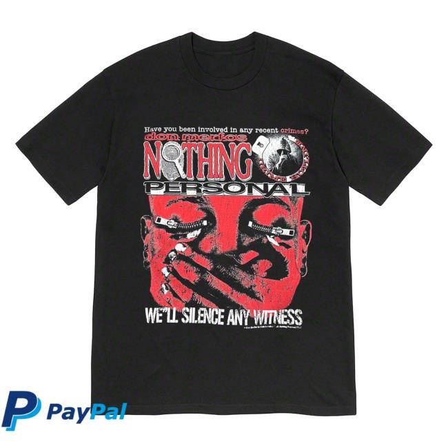 The Nothing Personal Merch Nothing Personal Crime Hotline New Shirt Thenothingpersonalshop Store