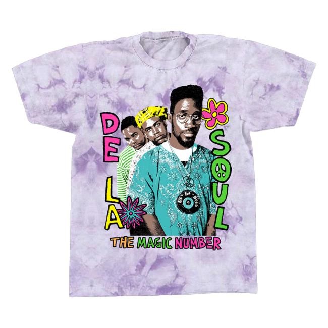 De La Soul Official Store The Magic Number Purple Tie-Dye Unisex Sweatshirt De La Soul Official Store The Magic Number Purple Tie-Dye New Shirt