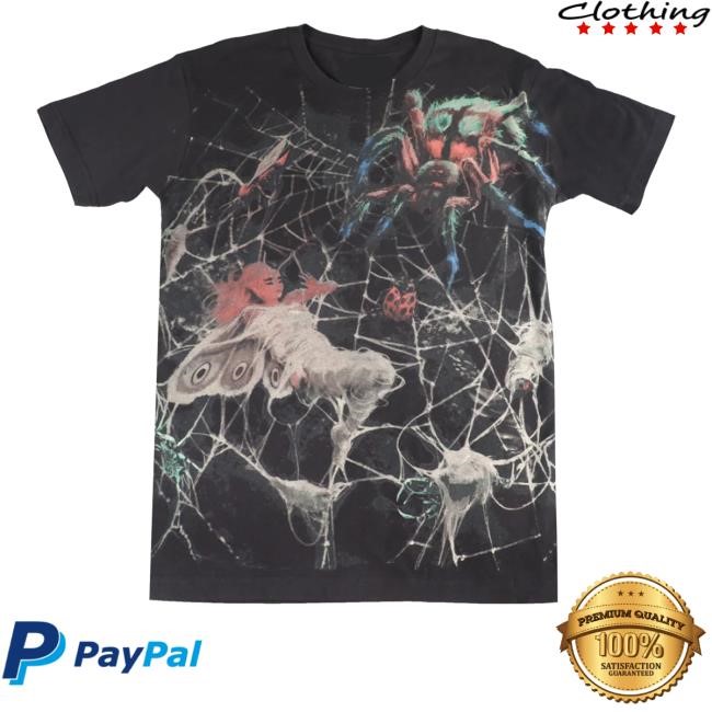 Official Melanie Martinez Spider Web All Over Tee Melaniemartinezmusic Merch Store