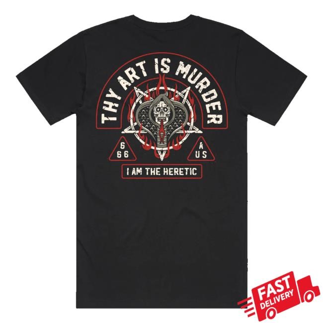 Official Thy Artis Murder Merch Shop Store I Am The Heretic Hoodie