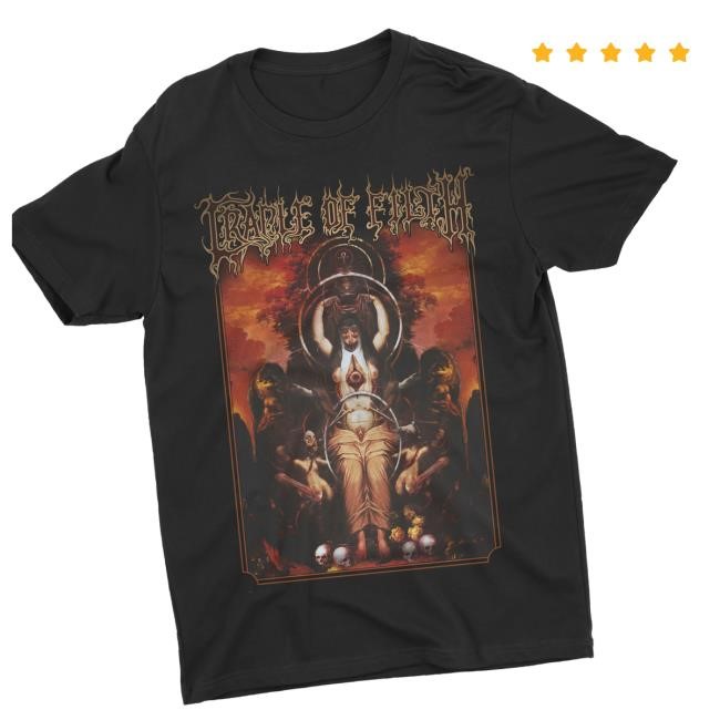 Official Night Shift Merch Cradle Of Filth - Malignant Tee Shirt