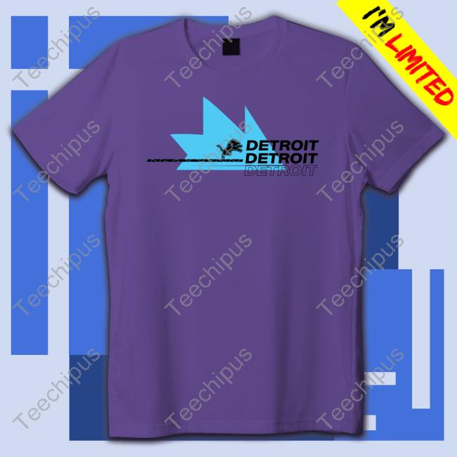 Ninja X Detroit Lions Midwest Tee Shirt
