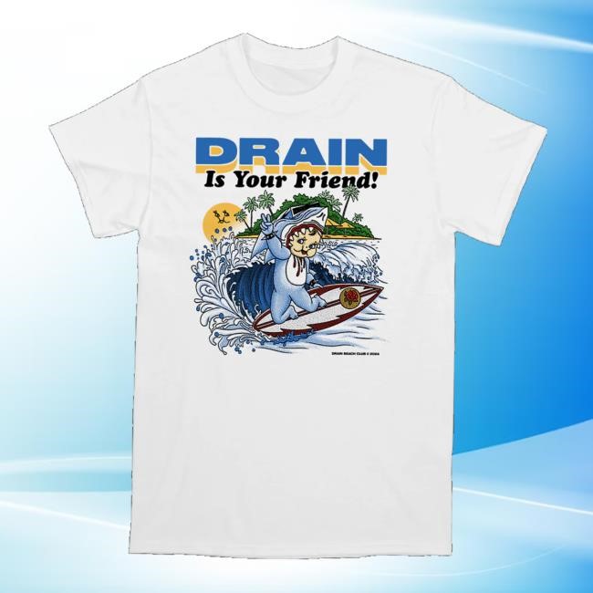 Allinmerch Store Drain Grateful Triangle White T-Shirt