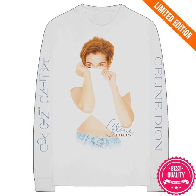 Celine Dion Merch Falling Into You Long Sleeve Hoodie