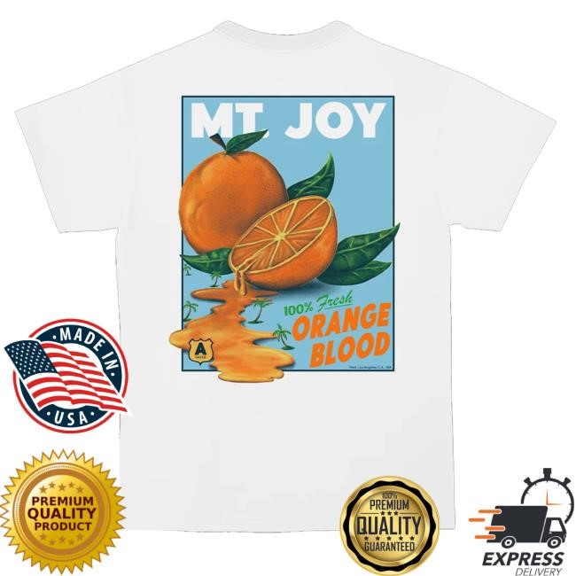 Trending Mt. Joy Merch Orange Blood T-Shirt, Hoodie, Tank Top, Sweater And Long Sleeve T-Shirt