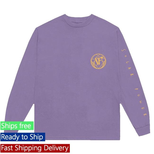Lorde Merch Store Solar Power Tracklist Longsleeve Sweatshirt