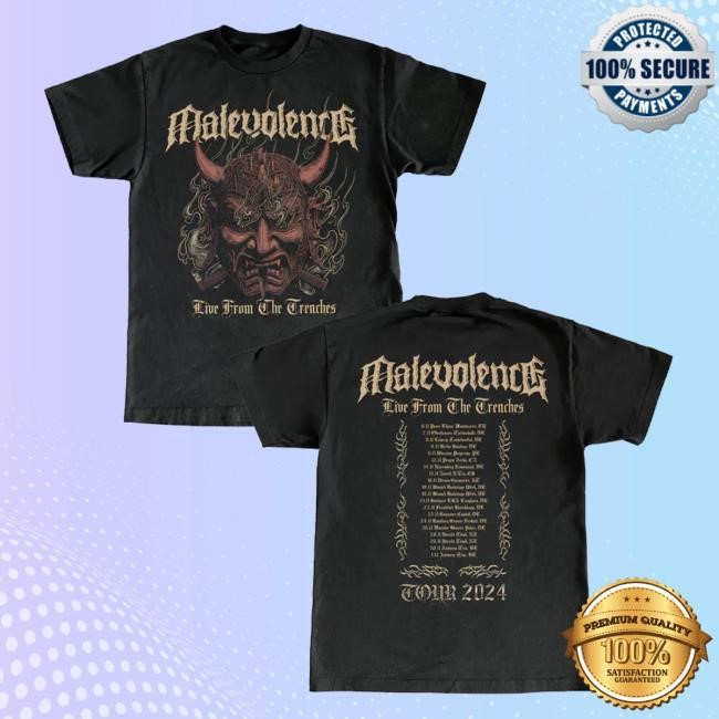 Mlvltd Music Merch Malevolence Live From The Trenches Tour Sweaters Mlvltd Music Merch Malevolence Live From The Trenches Tour Sweatshirt