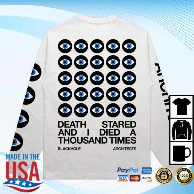 Architect Official Merch Death Stared White New Shirt