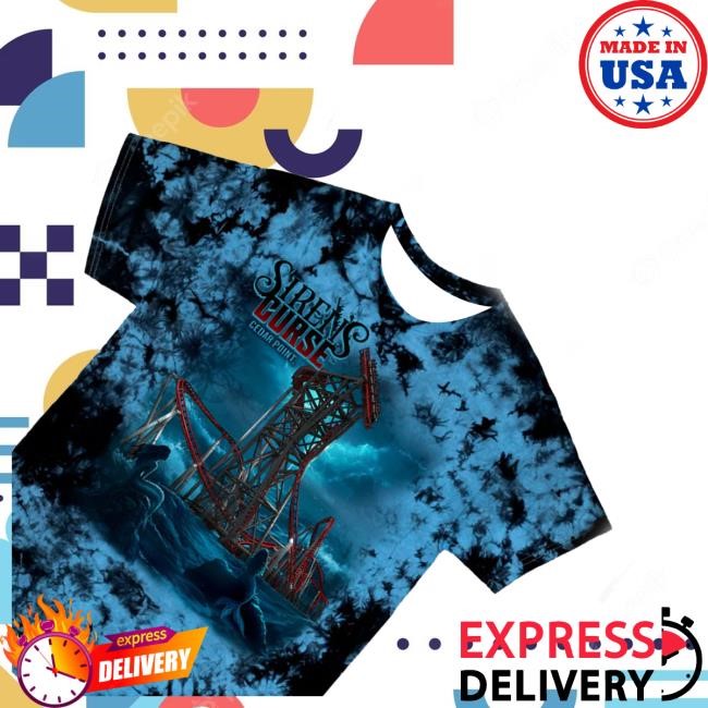 Cedarfair Merch Shop Store Cedar Point Siren's Curse Storm Hoodie