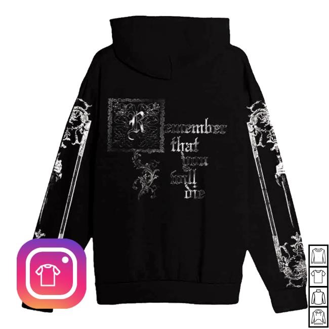 Polyphia Merch Remember That You Will Die Prayer Hoodie