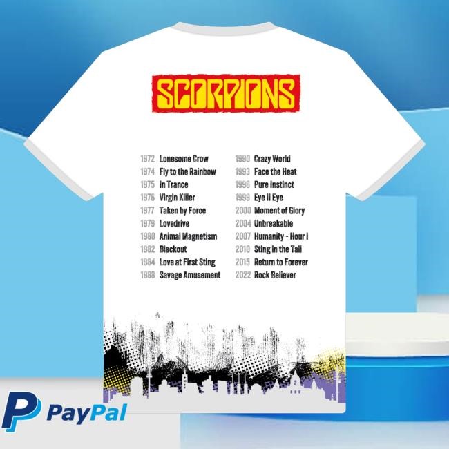 Official Briefmarken-Set Scorpions Tank Top