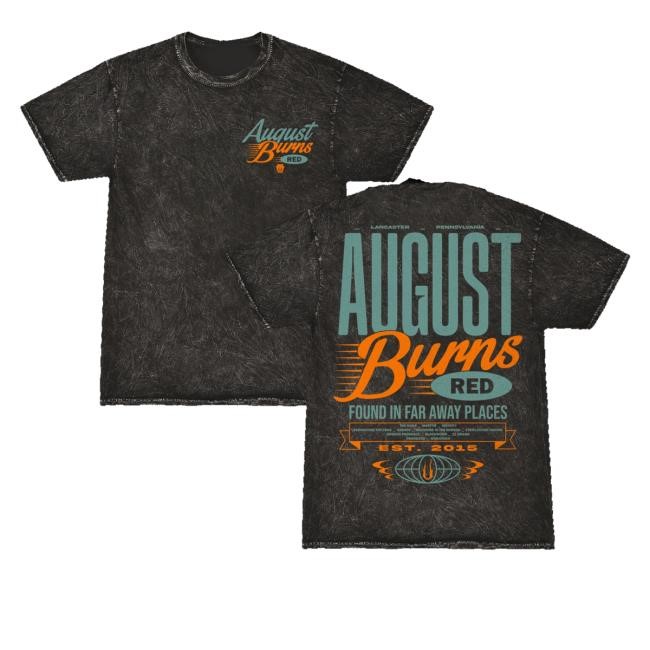 Official August Burns Red Fifap Tracklist Classic Shirt