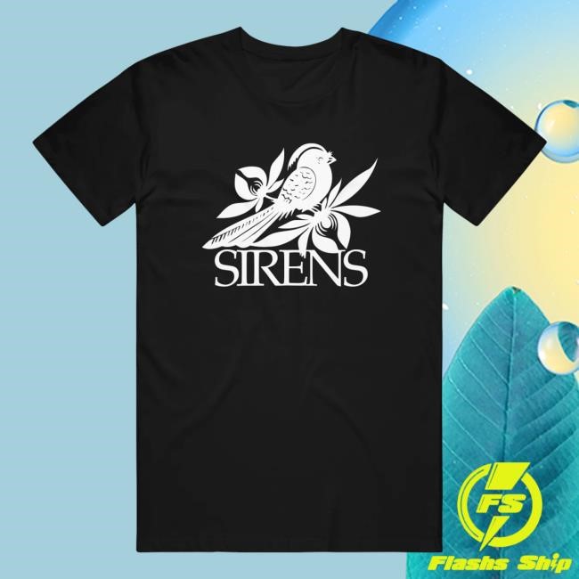 Bird Logo Sirens Black Hoodie