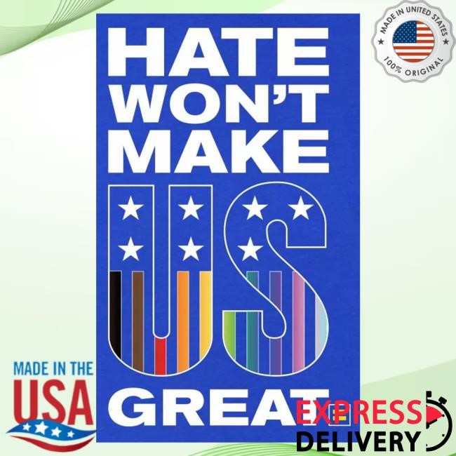 Official Shop.Hrc Hate Won't Make Us Great Hooded Sweatshirt