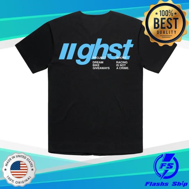 Official Ghostracing Merch Ghst Baseball Jersey Blue
