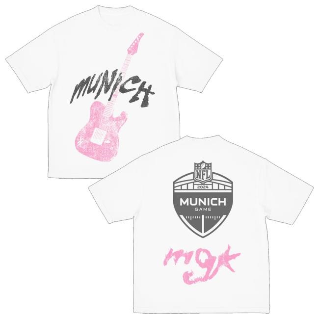 Machine Gun Kelly Merch Store Mgk Munich Guitar Hooded Sweatshirt
