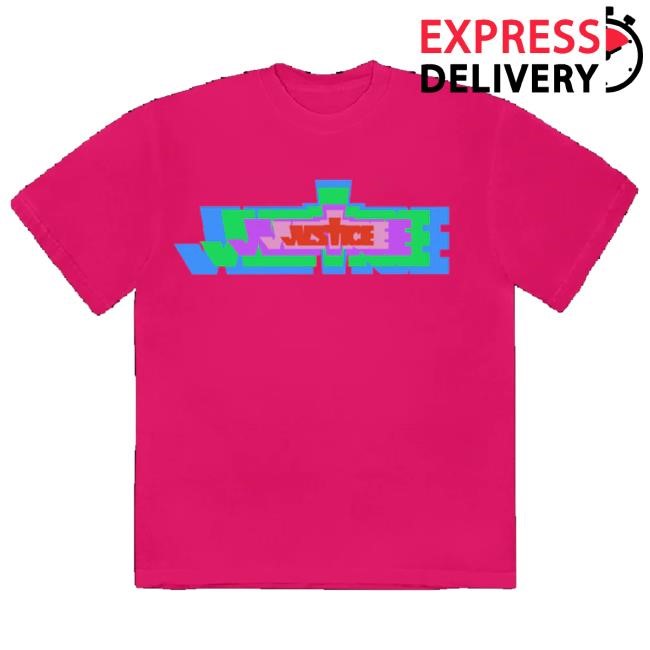 Justin Bieber Music Merch Justice Pink Logo Shirt