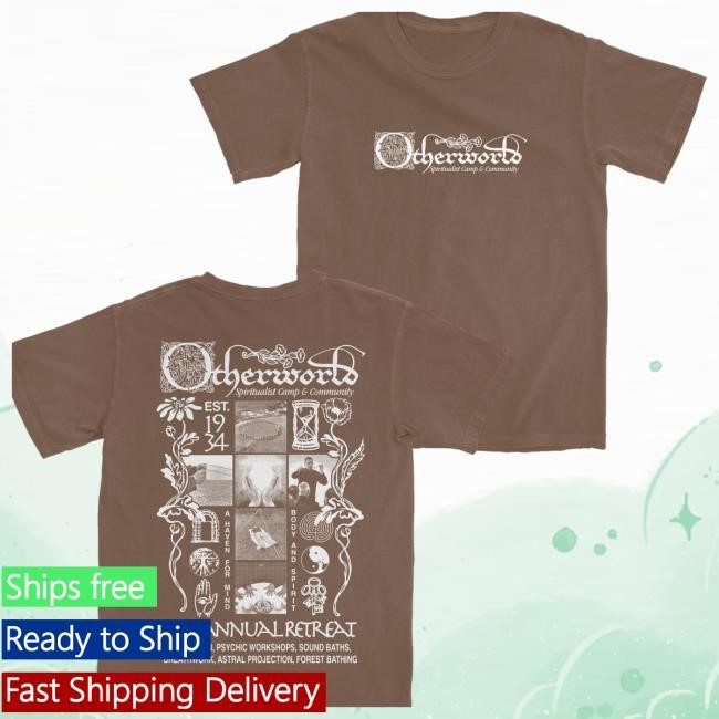 Official Otherworld Pod Merch Store Otherworld Camp Shirt - Brown Shirt