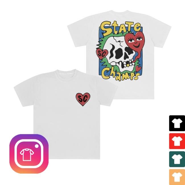 State Champs Skull Heart Tank Top