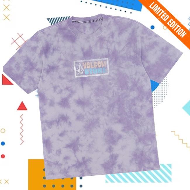 Official Volcom Merch Heavy Fuzz Short Sleeve Tee - Sabbath Purple Funny Shirt