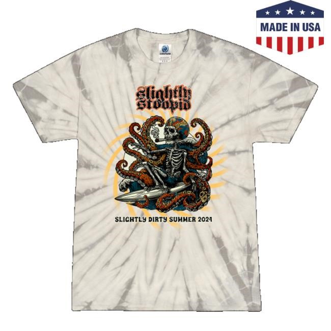Slightly Stoopid Merch Octo 2024 Tie Dye Long Sleeve Shirt