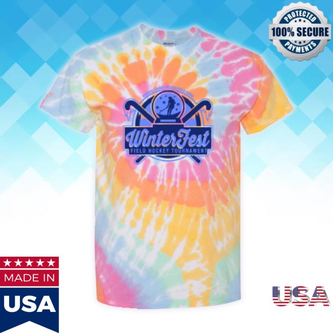 Official 2023 Howard Winterfest Field Hockey Tournament Tie Dye Hoodie Sweatshirt