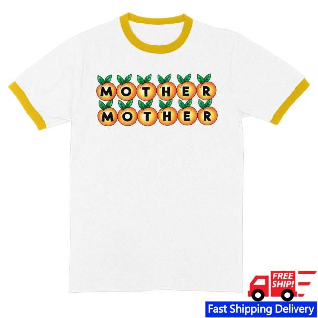 Trending Mother Mother Merch Peach Logo Ringer Sweatshirt