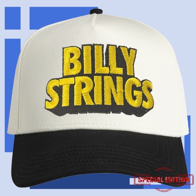 Official Billy Strings Store Merch Funky Text Hat (Logan Fox) New Twill Cap