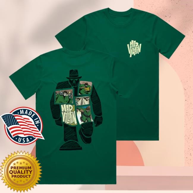 Official Gasdrawls Merch Store Shop Mf Doom Madvillain Silhouette T-Shirt