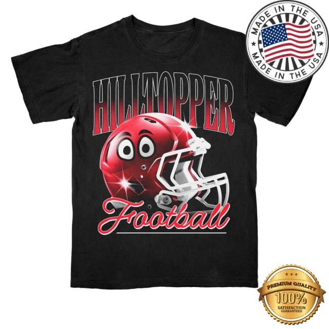 Wku Nil Merch Shop Exclusive Release Big Red Helmet Black Tee Shirt