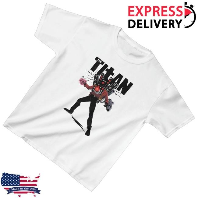 Skibidi Toilet Merch Titan Speakerman High Voltage Crewneck Sweatshirt