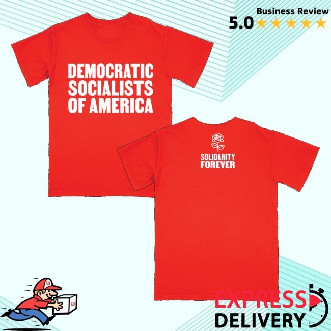 Dsa Letter Press Crewneck Sweatshirt Democratic Socialists Of America Merch Store