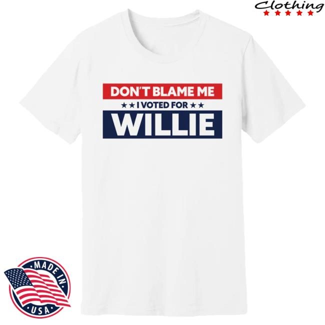 Willie Nelson Merch I Voted For Willie Crewneck Sweatshirt