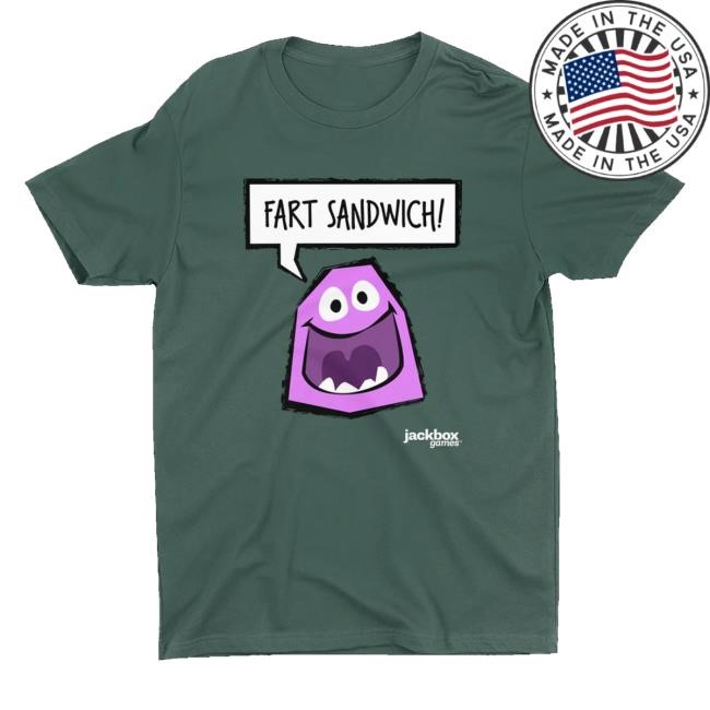 Jackbox Games Merch Quiplash Fart Sandwich Sweatshirt