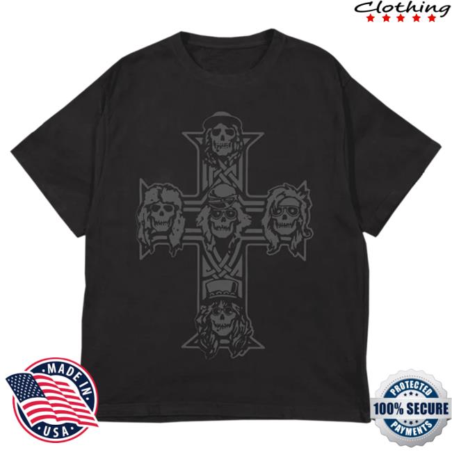 Official Gnr Merch Store Appetite For Destruction Mens Popover Shirt Gnrmerch