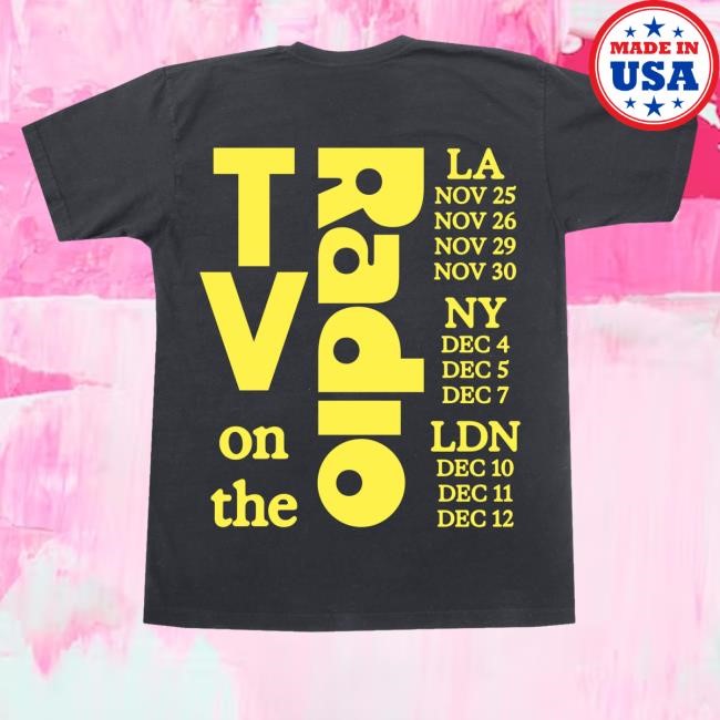 Tv On The Radio Merch Shop Store Ny La Ldn Tour Tank Top