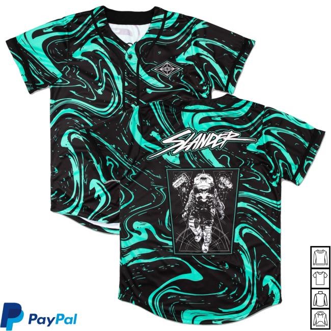 Slander Merch Store Spaceman Jersey T-Shirt