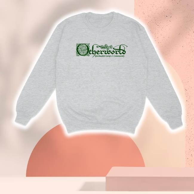 Otherworldpod Merch Store Shop Heather Grey Camp Hoodie Sweatshirt