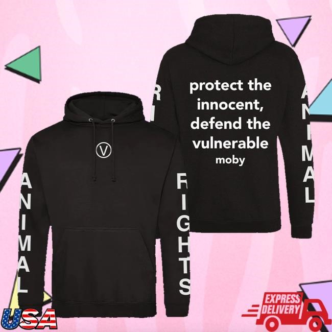 Moby Store Animal Rights Black Pull-On Long Sleeve Shirt