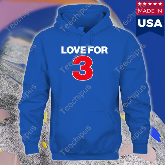 Official Damar Hamlin Love For 3 Hoodie