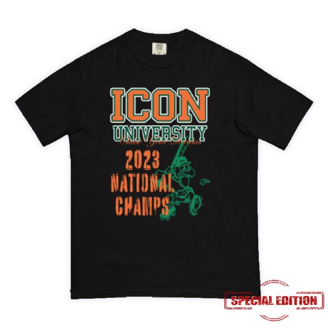 Official Ramitheicon Merch Store The Icon University "2023 Champs" TankTop (Black) Ramitheicon Shop