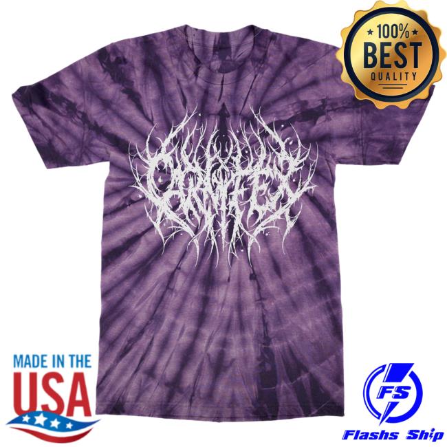 Official Indie Merch Store Carnifex New Logo Tshirt Purple Tie Dye IndieMerchStore