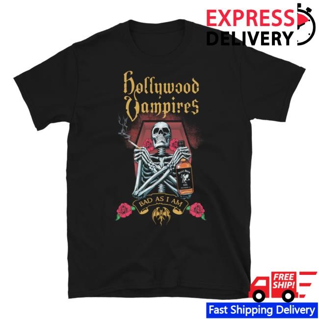 Hollywood Vampires Merch Store Shop Bad As I Am Hoodie Sweashirt