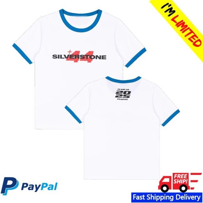 Plus44 Merch 44 Silverstone 2025 Ringer Tee