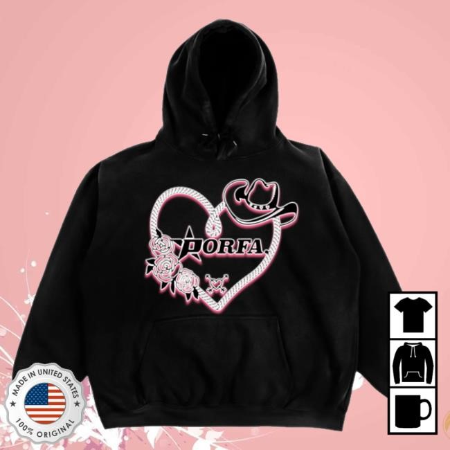 Porfavorthebrand Merch Store Love Lasso Hoodie Black Hoodie