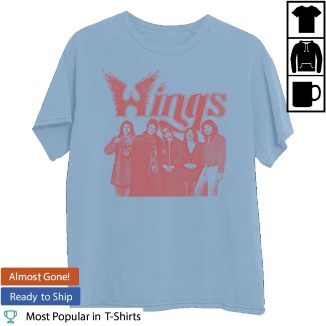 Paul Mccartney Merch Shop Store Wings Band Long Sleeve Shirt